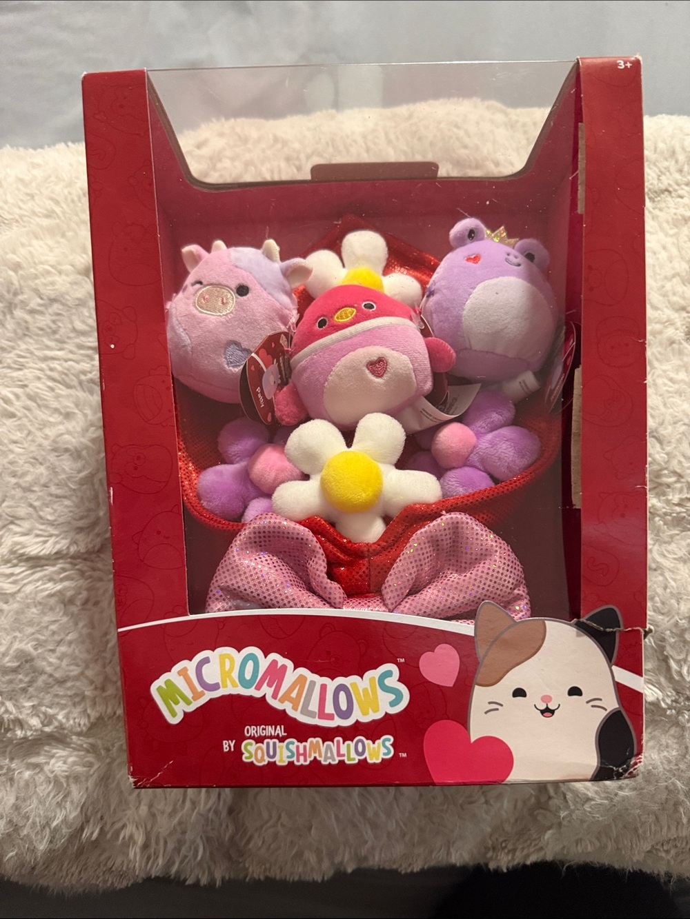 Squishmallows Micromallows Plush Flower Set - Pink & Purple